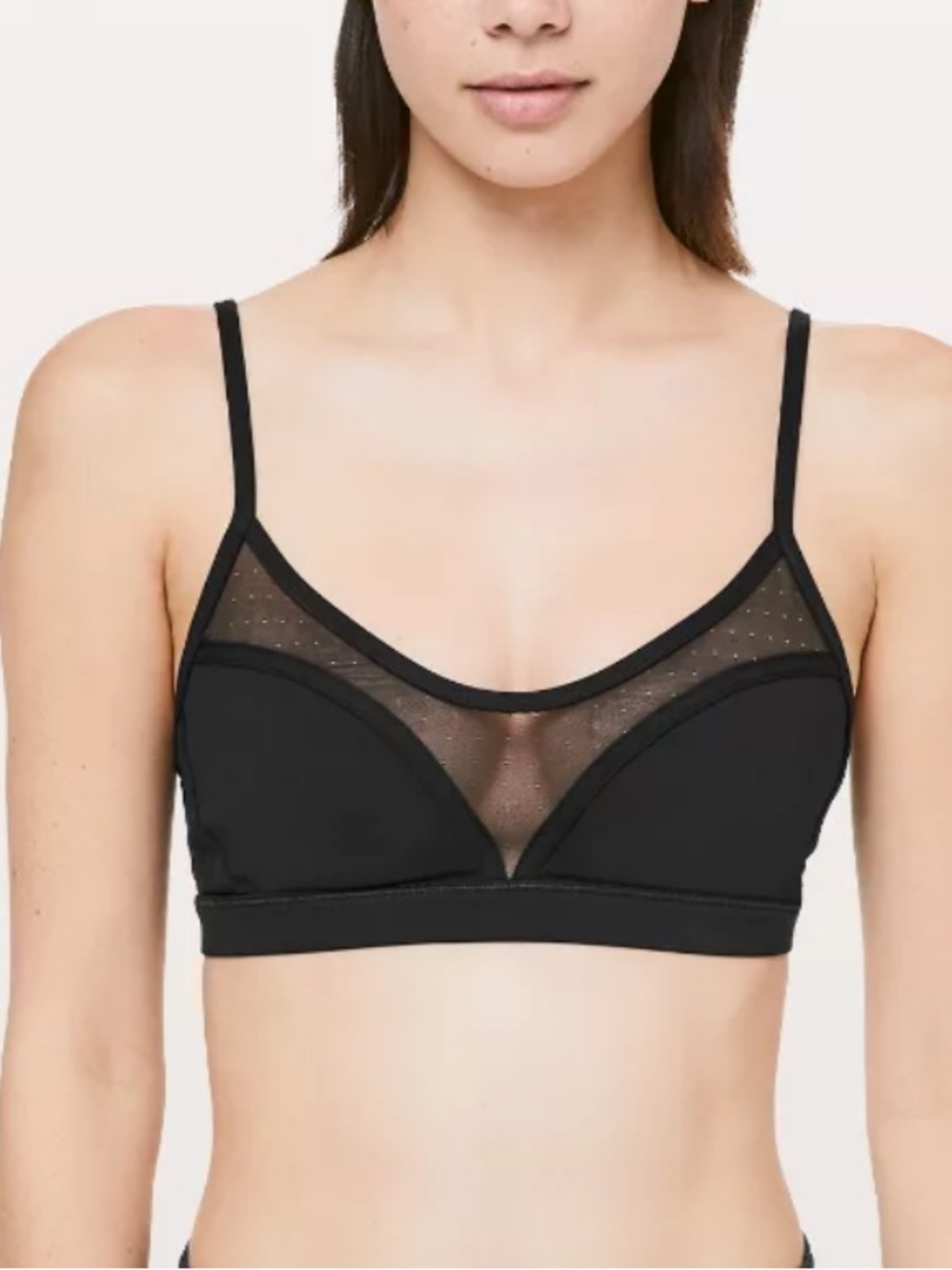 lululemon Dance to Yoga Bra mesh black